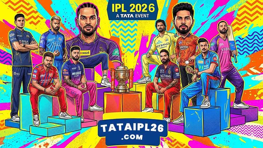 IPL 2026 All Team Captains with Trophy — TATA IPL 2026 Complete Guide