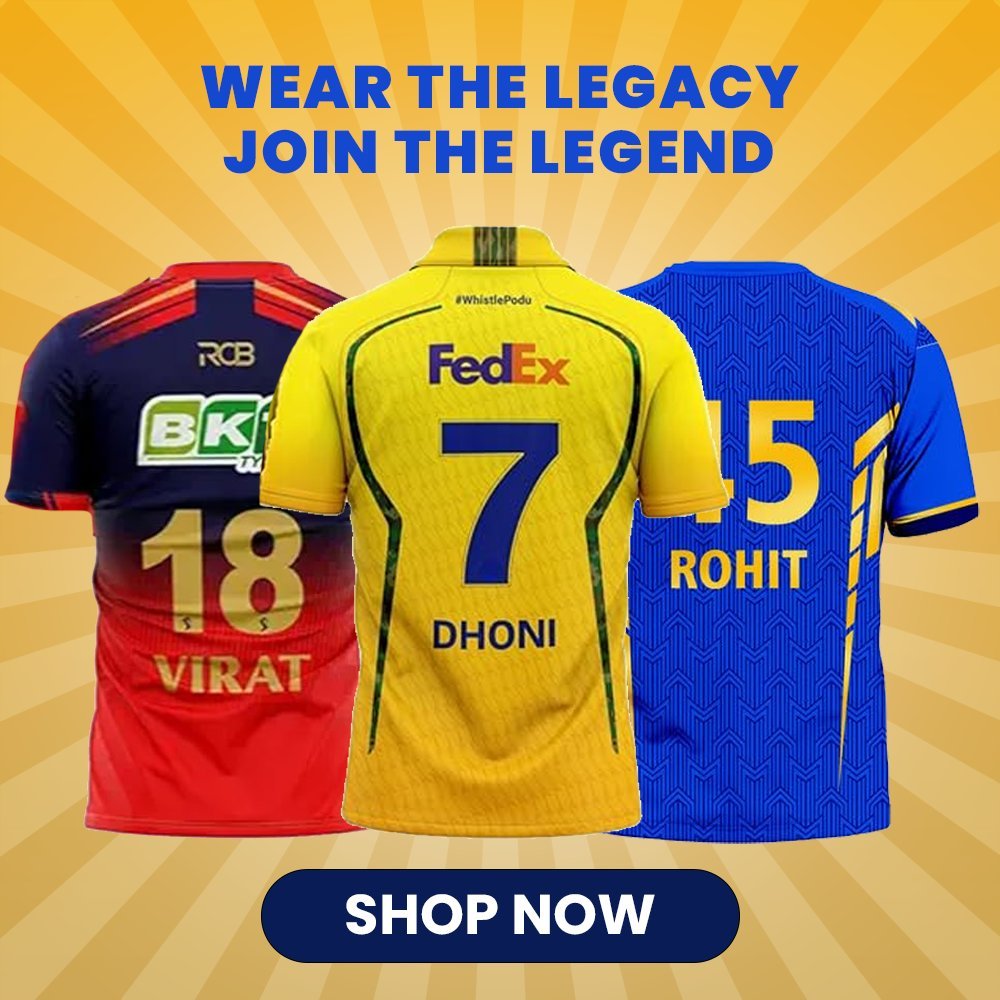 Wear The Legacy Join The Legend — Shop IPL Cricket Jerseys